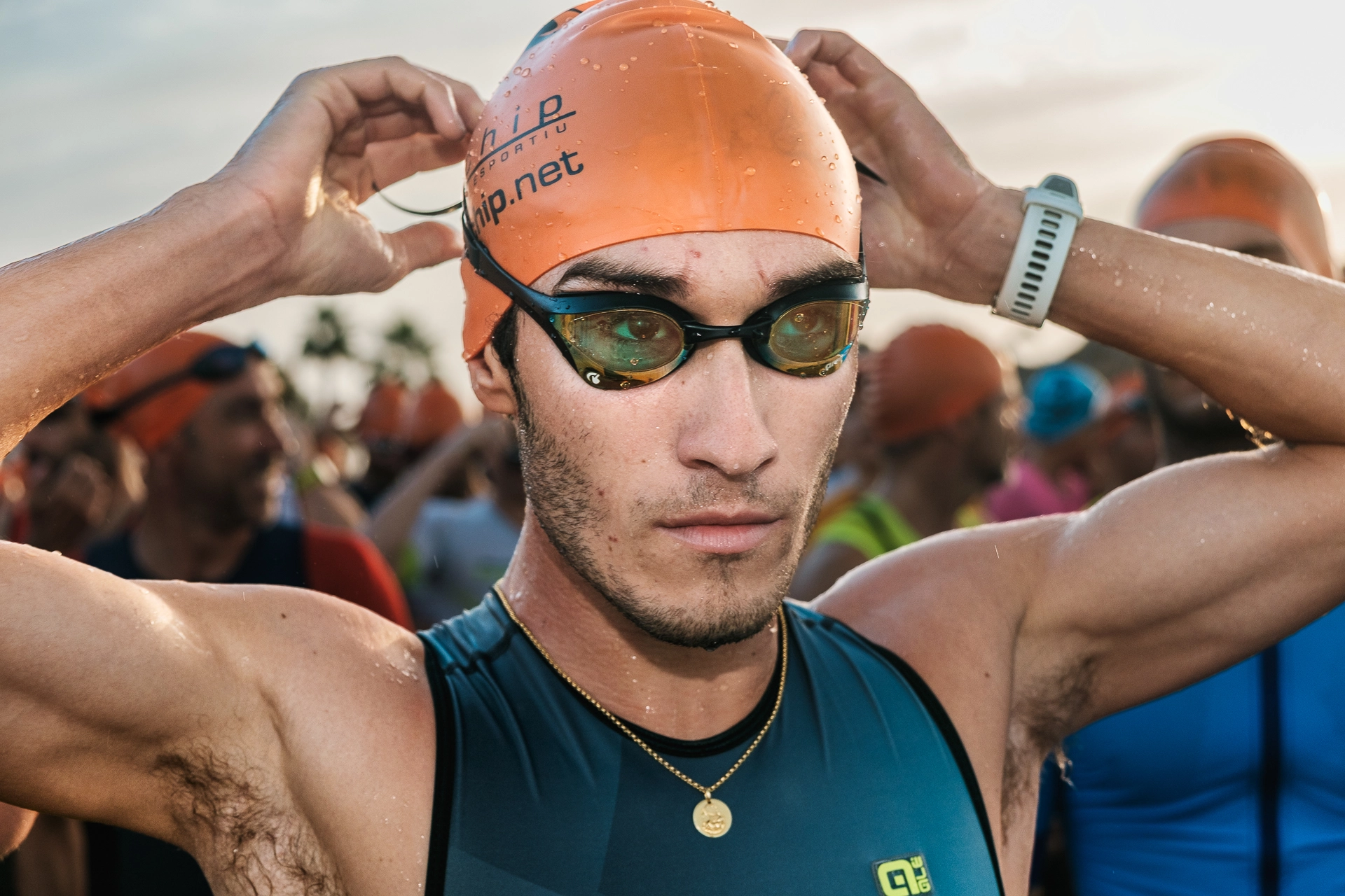 Fotografía Triathlon Port de Palma Mallorca Baleares España natación wishanfg